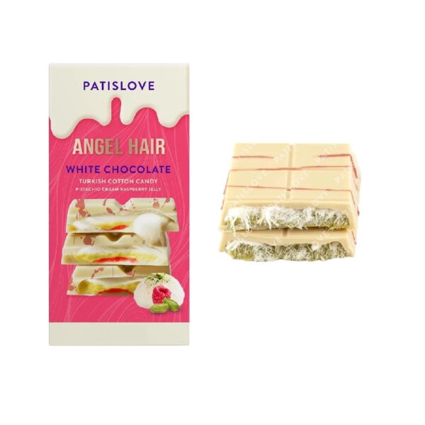 Patislove - Angel Hair Schokolade - White -90g