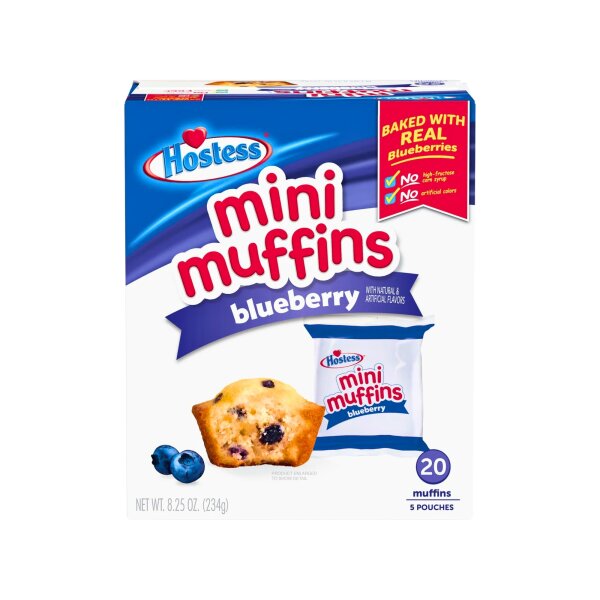 Hostess Mini Muffins Blueberry 234g [US]
