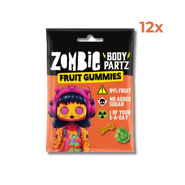 Zombie Body Partz (12x35g) FRUIT-GUMMIES