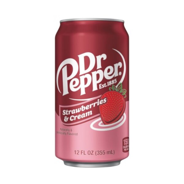 Dr Pepper - Strawberries & Cream - 355ml [USA]