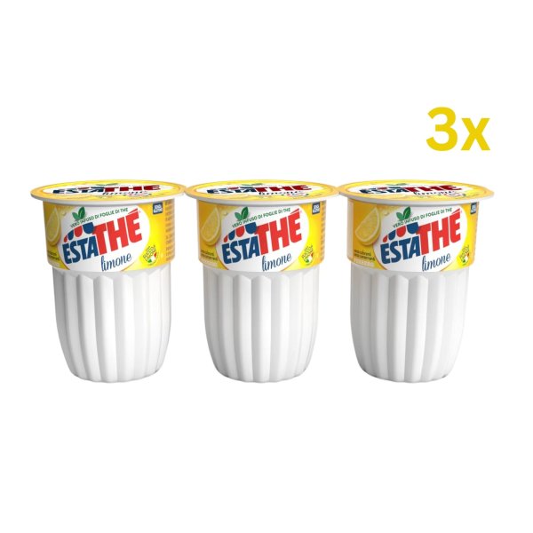 Estathé - Limone Bicchiere - Becher - 3x200ml [IT]