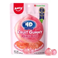 Amos - Gummy 4D Peach Burst - 65g [CN]