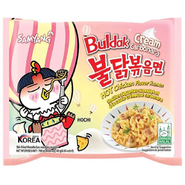 Samyang - Buldak Creamy Carbonara Hot Chicken - 140g [KR]