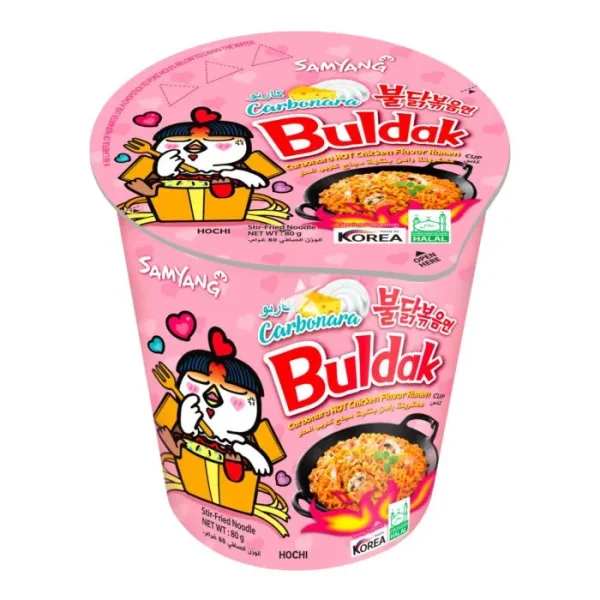 Samyang - Buldak Ramen Hot Chicken Carbonara - Cup - 80g [KR]