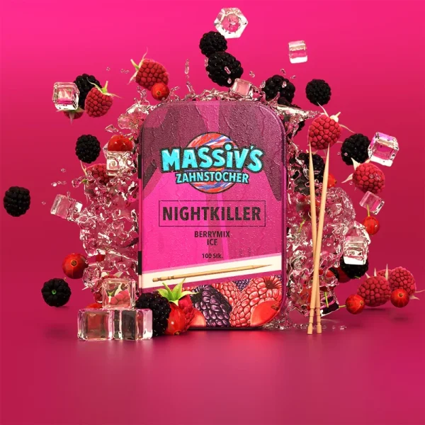 NIGHTKILLER - Berrymix Ice - Massivs Zahnstocher - 50g (100x)