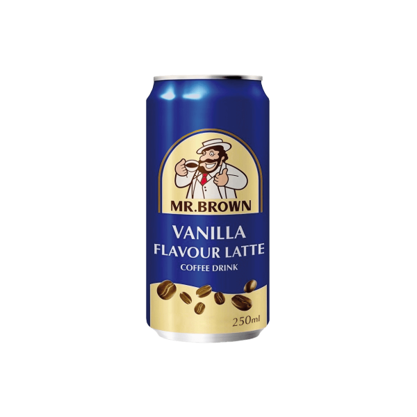 Mr. Brown - Vanilla Latte Coffee Drink - 250ml [DE]