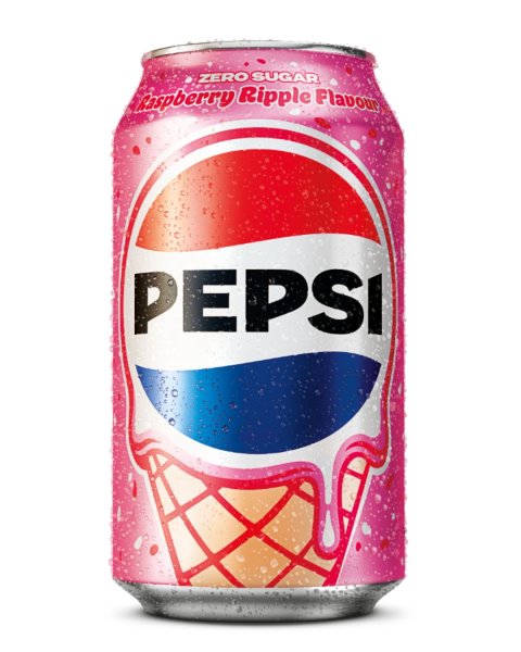 Pepsi - Zero Sugar Raspberry Ripple - 330ml [UK]